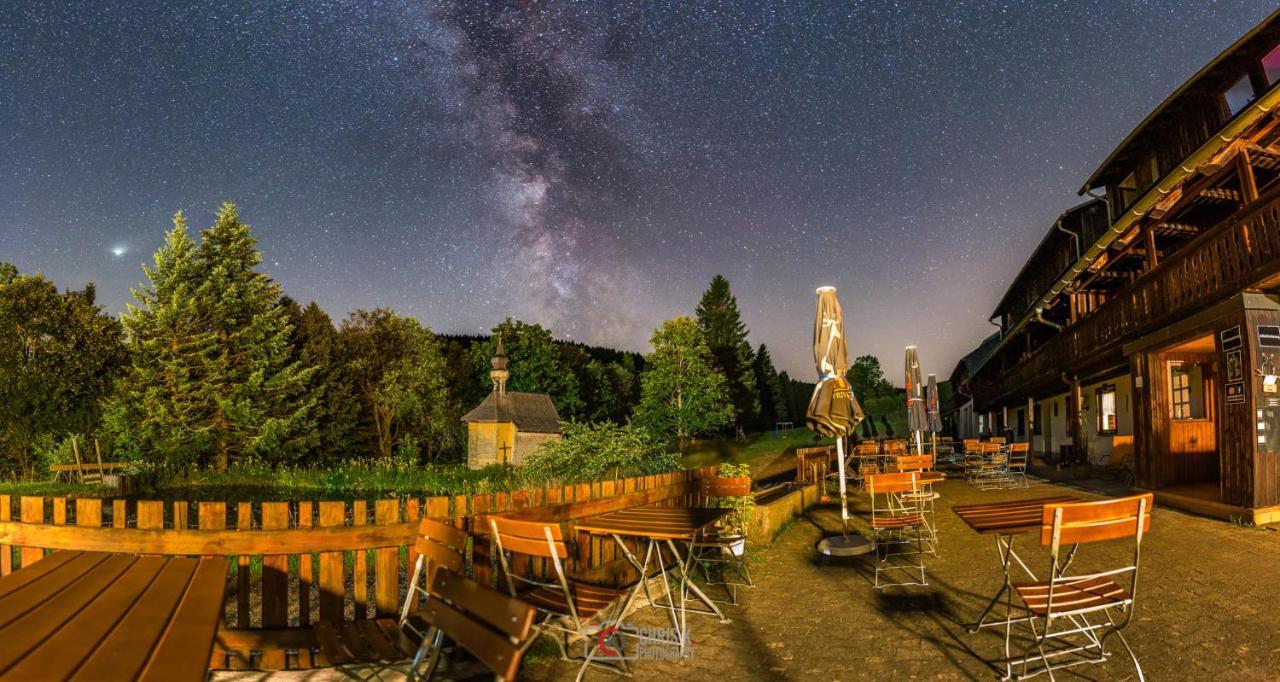 Apartmán Zum Wilden Michel Linach Exteriér fotografie