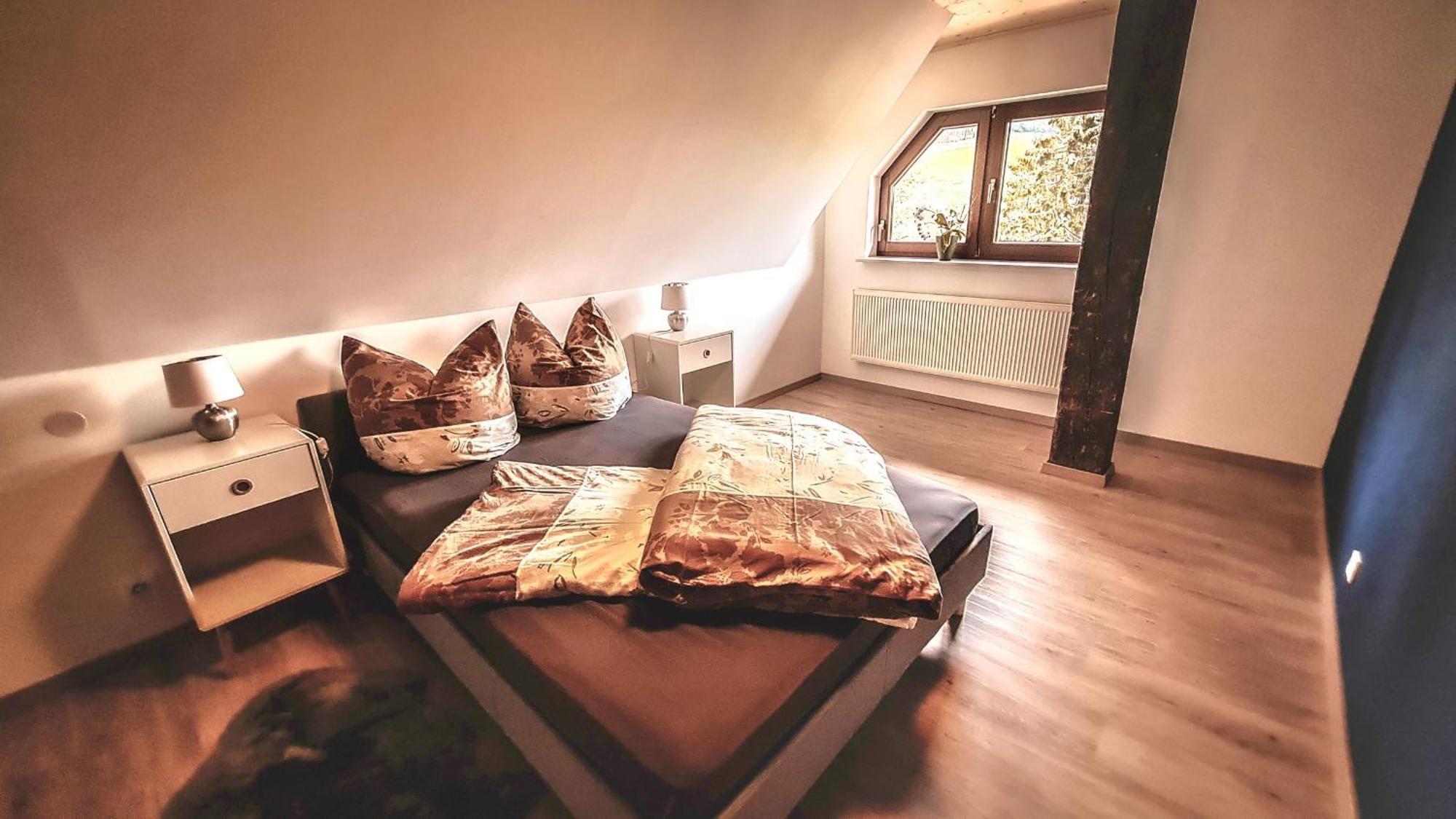 Apartmán Zum Wilden Michel Linach Exteriér fotografie